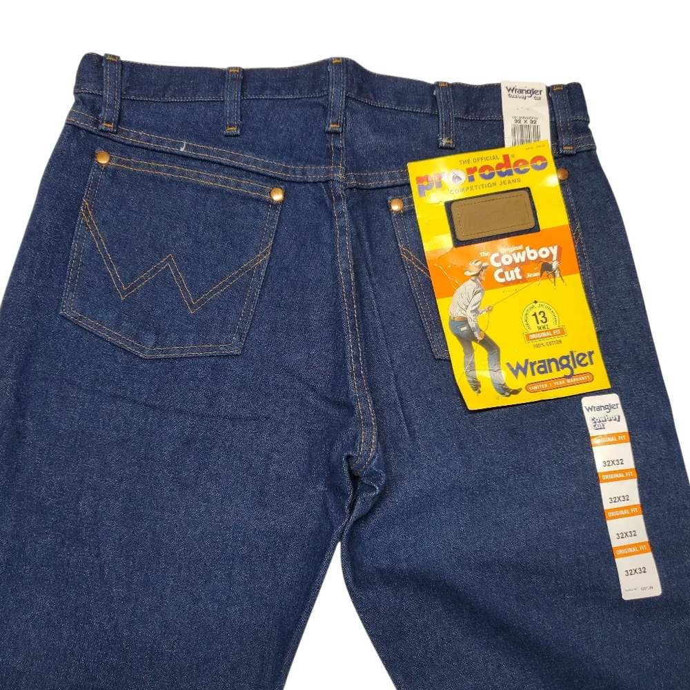 NWT Wrangler Pro Rodeo Cowboy Cut Jeans Size 32 X32 - Picture 7 of 10